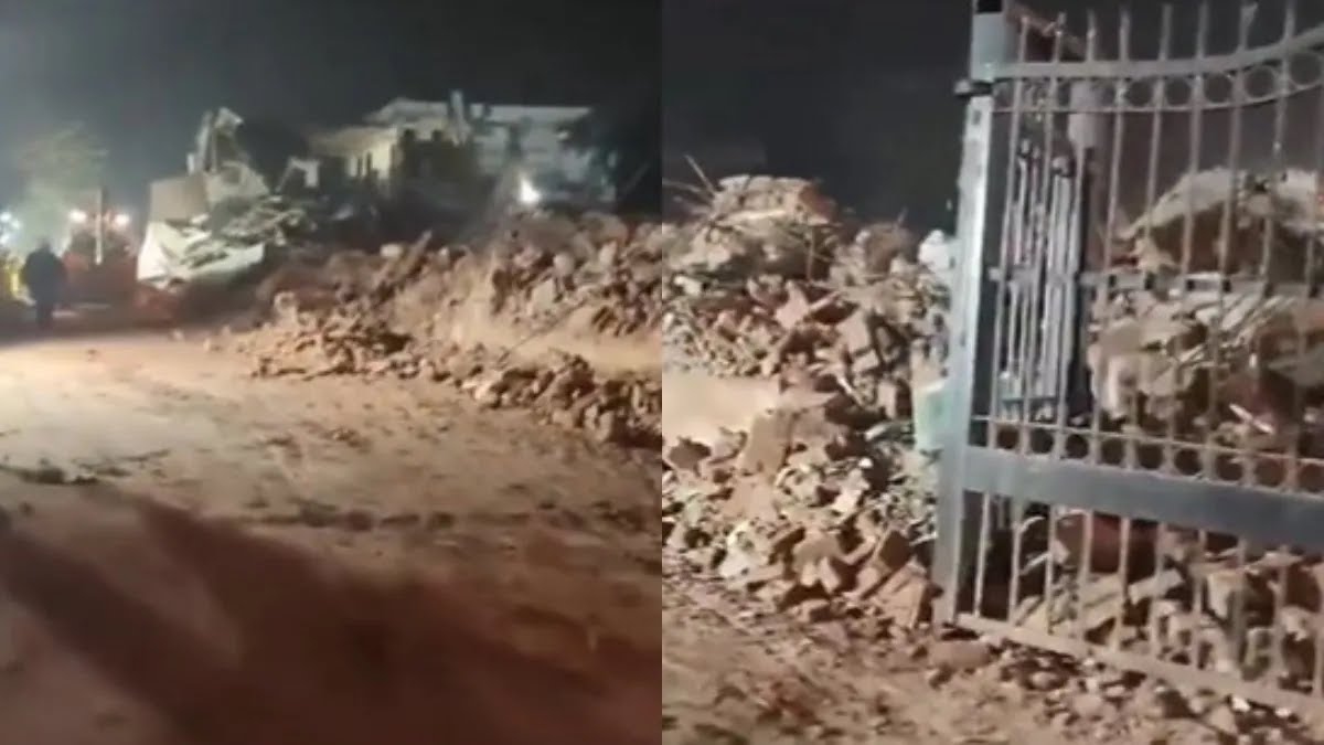 पुरानी दिल्ली में आधी रात को बड़ी कार्रवाई: फैज-ए-इलाही मस्जिद के पास चले 30 बुलडोजर; भारी पथराव में 5 पुलिस कर्मी घायल