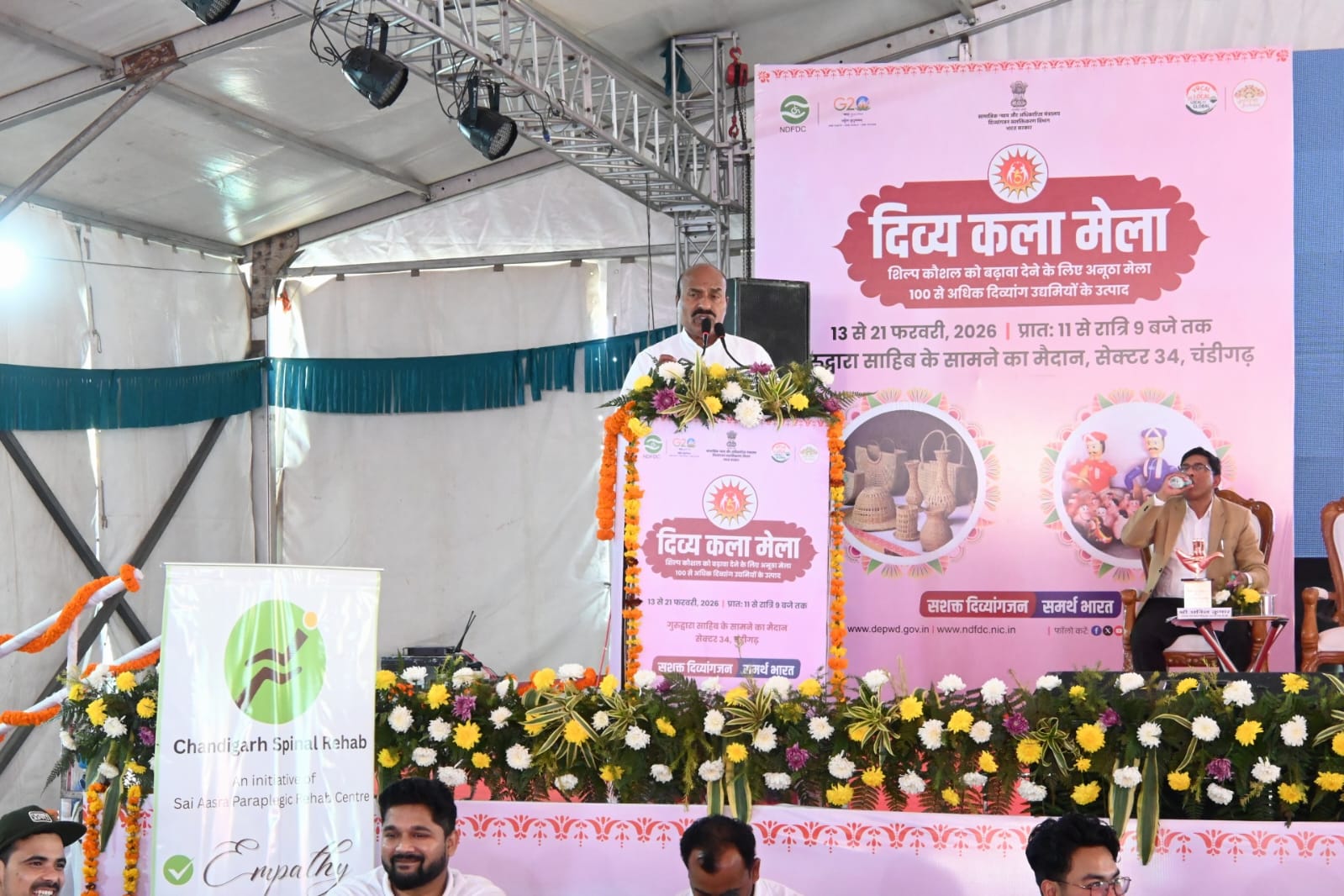 ”यह मात्र प्रदर्शनी नहीं, बल्कि गरिमा, आत्मनिर्भरता और सशक्तिकरण का उत्सव है” — डॉ. वीरेन्द्र कुमार ने चंडीगढ़ में 29वें दिव्य कला मेले का उद्घाटन किया
