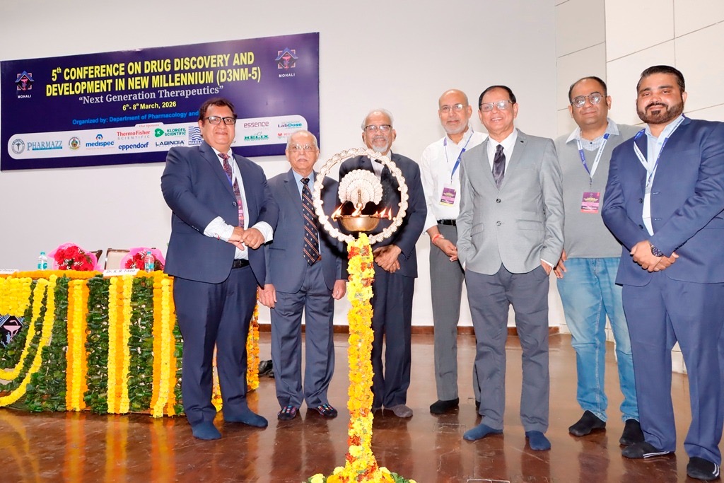ड्रग डिस्कवरी एंड डेवलपमेंट इन न्यू मिलेनियम (D3NM-5), नाईपर -मोहाली के पांचवें सम्मलेन का उदघाटन
