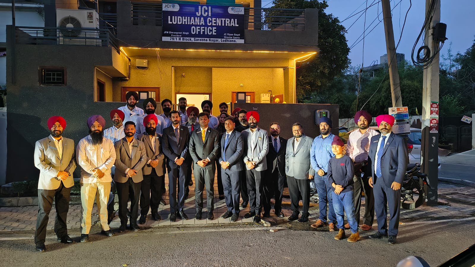 जे सी आई लुधियाना सेंट्रल के कार्यालय का उद्घाटनभव्य समारोह के दौरान वेबसाइट भी लॉन्च की गई