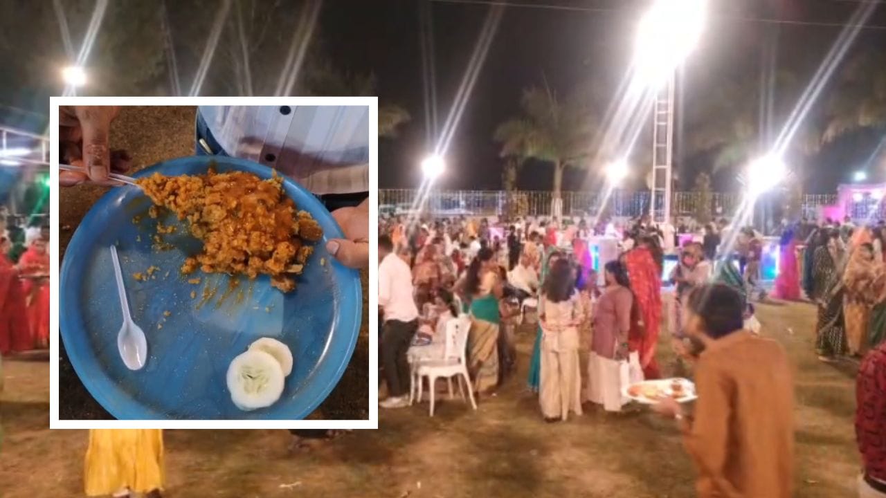 भोपाल की शादी में LPG संकट: 15 पकवानों की जगह लकड़ी की भट्टी पर बने दाल-बाफले, मेहमानों ने जमकर लिया स्वाद