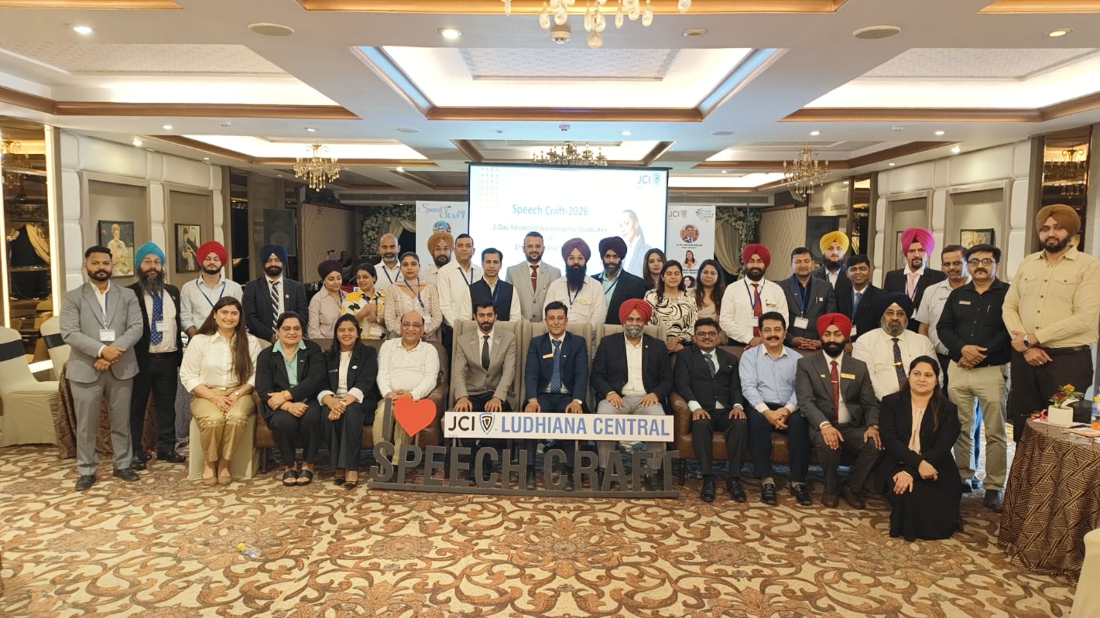 जे सी आई लुधियाना सेंट्रल द्वारा स्पीच क्राफ्ट-2026 का आयोजन
