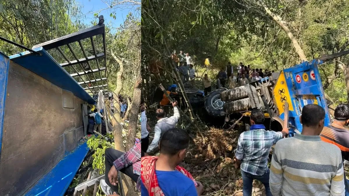 हिमाचल के ‘खूनी मोड़’ पर मौत का तांडव: 100 फीट गहरी खाई में गिरी श्रद्धालुओं से भरी ट्रैक्टर-ट्रॉली; कपूरथला के 3 लोगों की मौत, 32 घायल