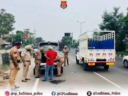 लुधियाना में हाईटेक नाकाबंदी: नियम तोड़ने वालों पर सख्त कार्रवाई, सिफारिश भी बेअसर