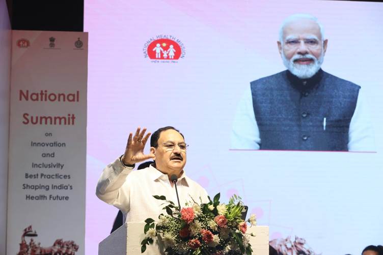 केंद्रीय मंत्री जेपी नड्डा ने 10वें राष्ट्रीय स्वास्थ्य शिखर सम्मेलन का किया उद्घाटन