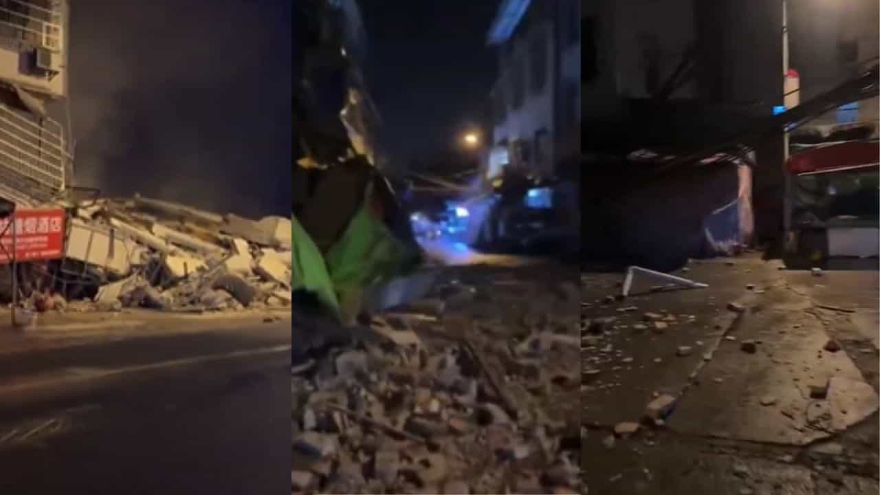 चीन के लिउझोऊ में 5.2 तीव्रता का शक्तिशाली भूकंप: 13 इमारतें जमींदोज, मलबे में दबे कई लोग
