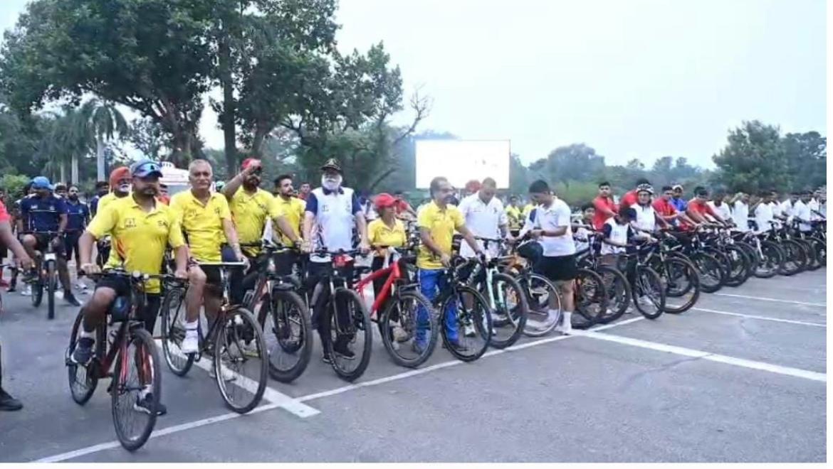 NSNIS पटियाला ने “संडेज़ ऑन साइकिल” रैली और स्वच्छता अभियान के साथ कारगिल विजय दिवस मनायाम