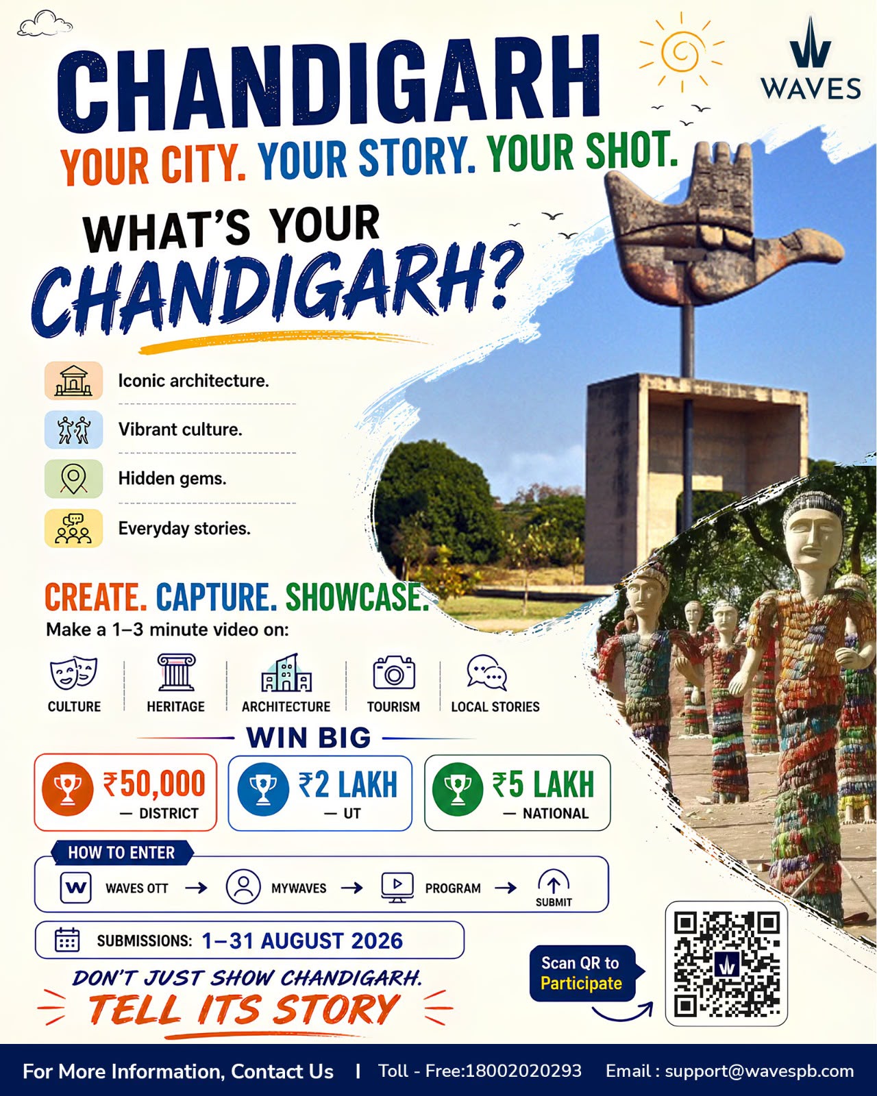 Chandigarh : सूचना एवं प्रसारण मंत्रालय ने ‘जेम्स ऑफ इंडिया’ का पायलट चरण शुरू किया