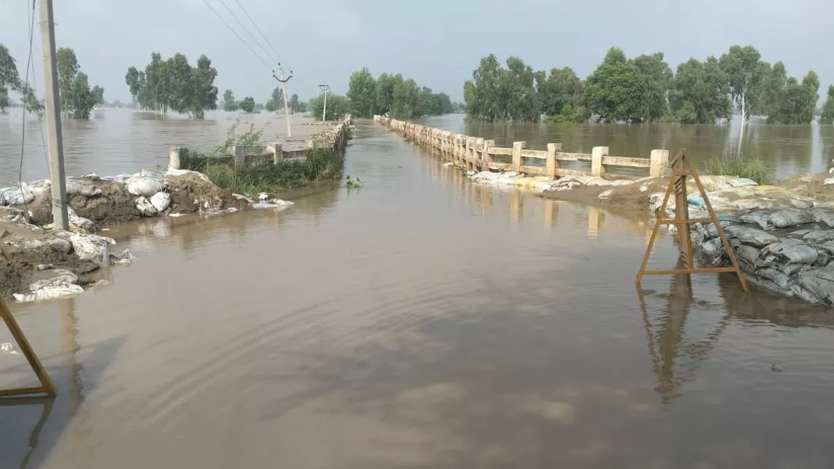 सतलुज पुल बना लोगों की परेशानी का कारण! वारिस पंजाब पार्टी का धरना, प्रशासन को एक महीने का अल्टीमेटम