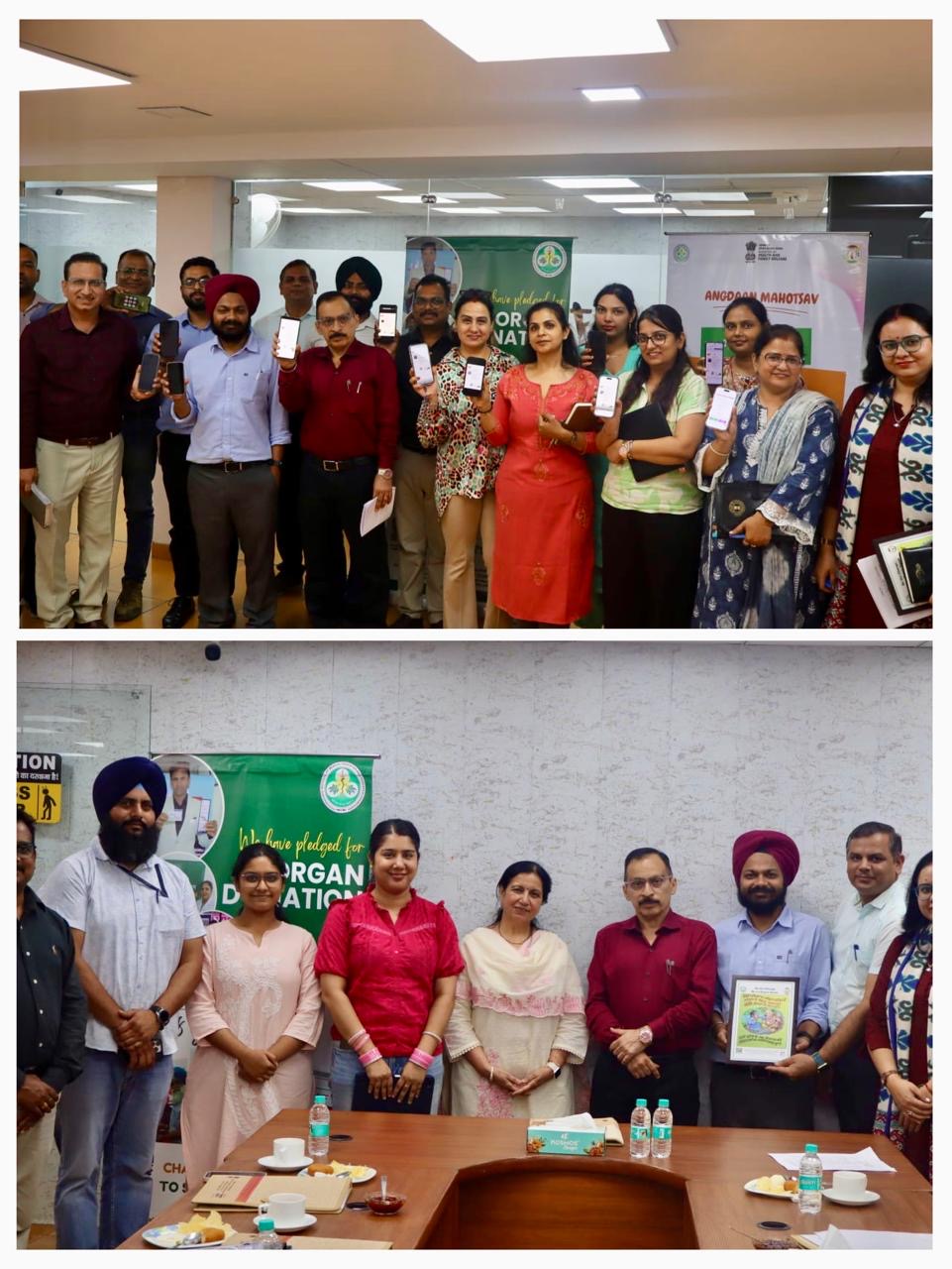 CCA पंजाब में अंगदान पर जागरूकता कार्यक्रम, 30 कर्मचारियों ने ली अंगदान की प्रतिज्ञा