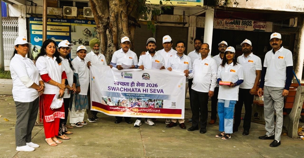 स्वच्छता ही सेवा 2026: चंडीगढ़ सेक्टर-17 के गलियारों में चला सफाई अभियान