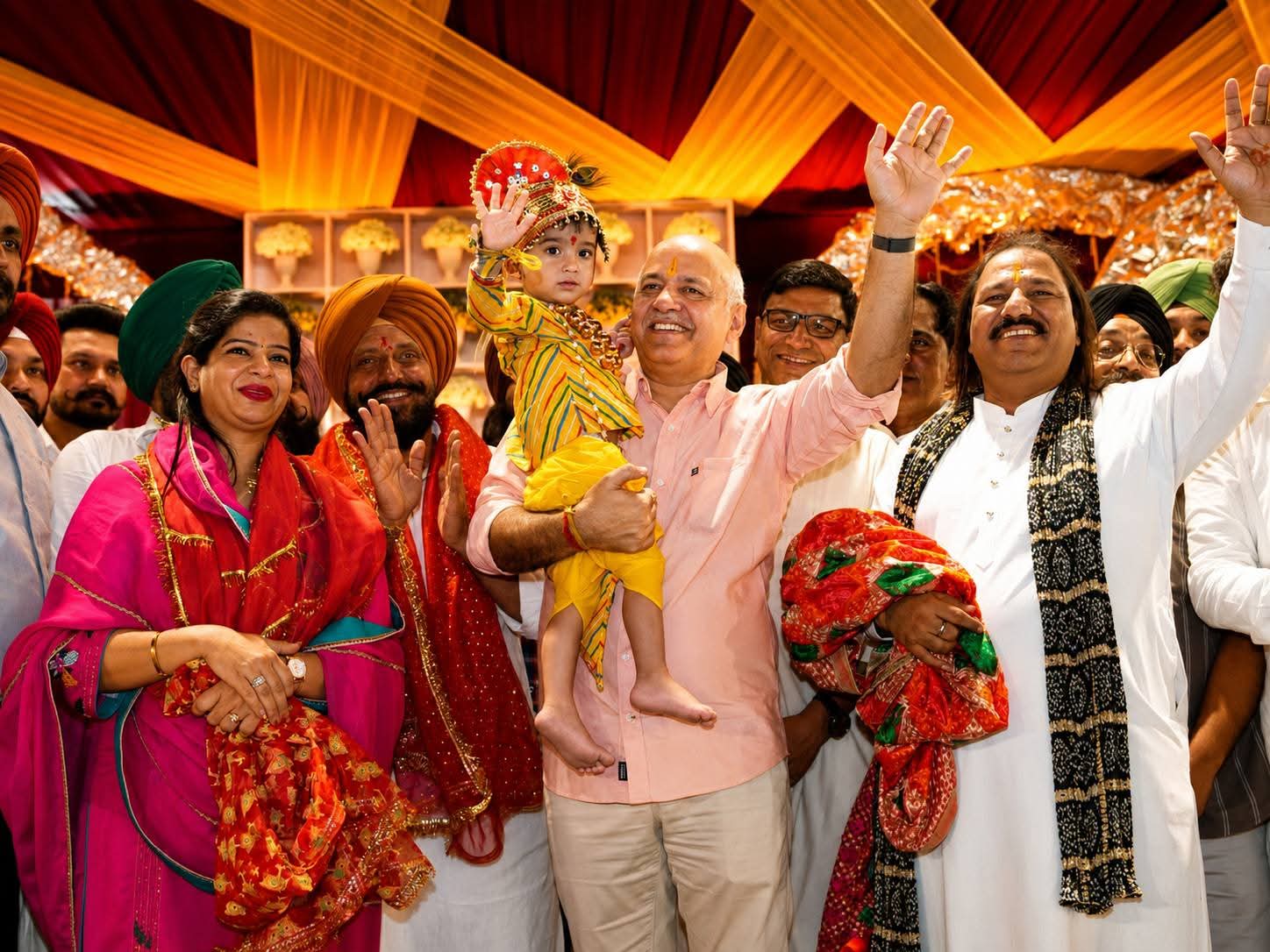 लुधियाना : धूमधाम से मनाई गई श्री कृष्ण जन्माष्टमी, मनीष सिसोदिया और MLA ग्रेवाल ने की शिरकत