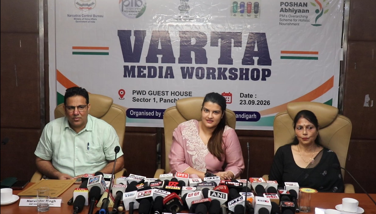 पंचकूला में PIB की ‘वार्ता’ मीडिया कार्यशाला, नशा मुक्ति, कचरा प्रबंधन और पोषण पर हुई चर्चा
