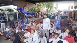 लुधियाना : दलित समाज का बंद, अंबेडकर प्रतिमा के अपमान पर हाईवे जाम