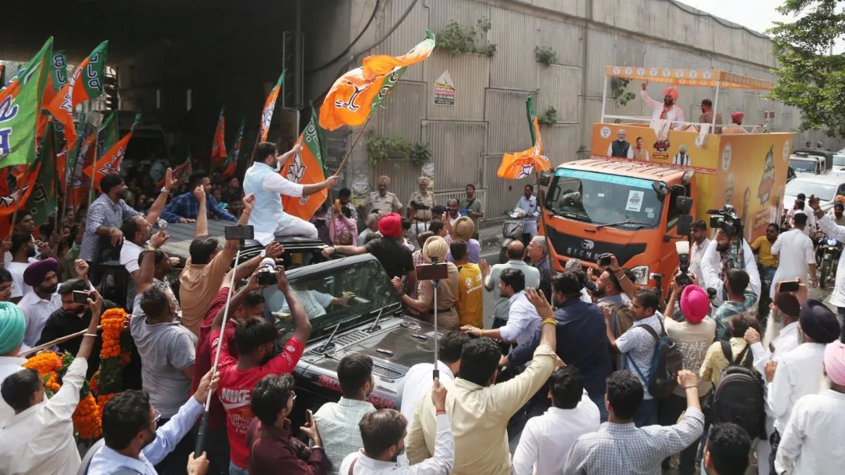 टांडा उर्मर पहुंची BJP की ‘नशा मुक्त पंजाब यात्रा’, मेन टी-स्क्वायर पर हुई जनसभा