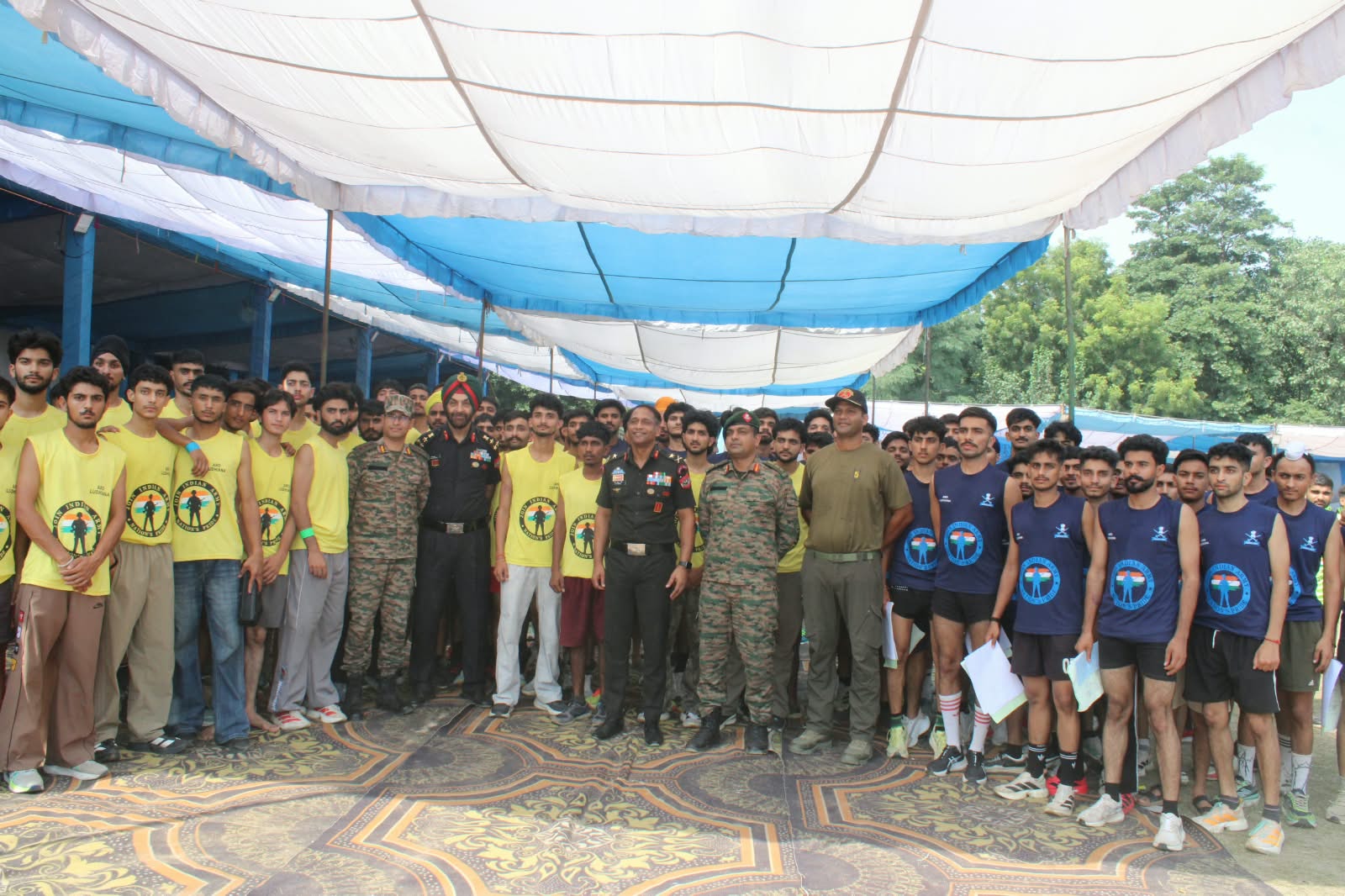 मेजर जनरल पवन कुमार सिंह ने गुरु नानक स्टेडियम में आर्मी रिक्रूटमेंट रैली का किया दौरा